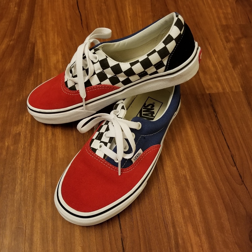 NWOT Patchwork Vans - Picture 2 of 7